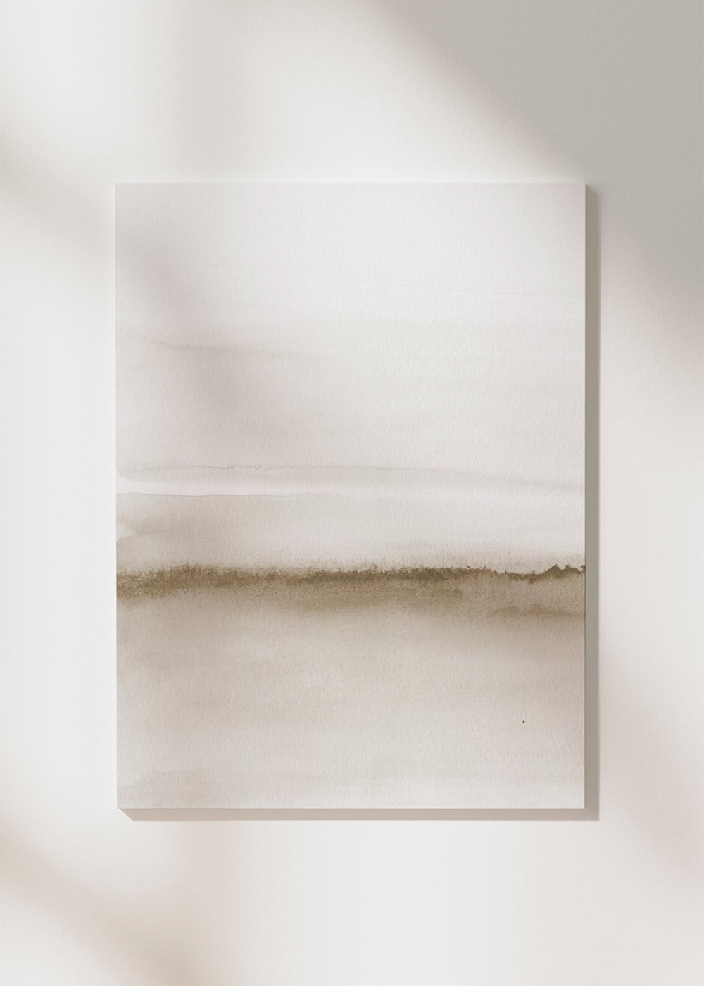 Frendorf | Leinwand Aquarell Landschaft N 47 Beige Töne 1/2