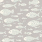 Frendorf | Graue Tapete mit Fischen.