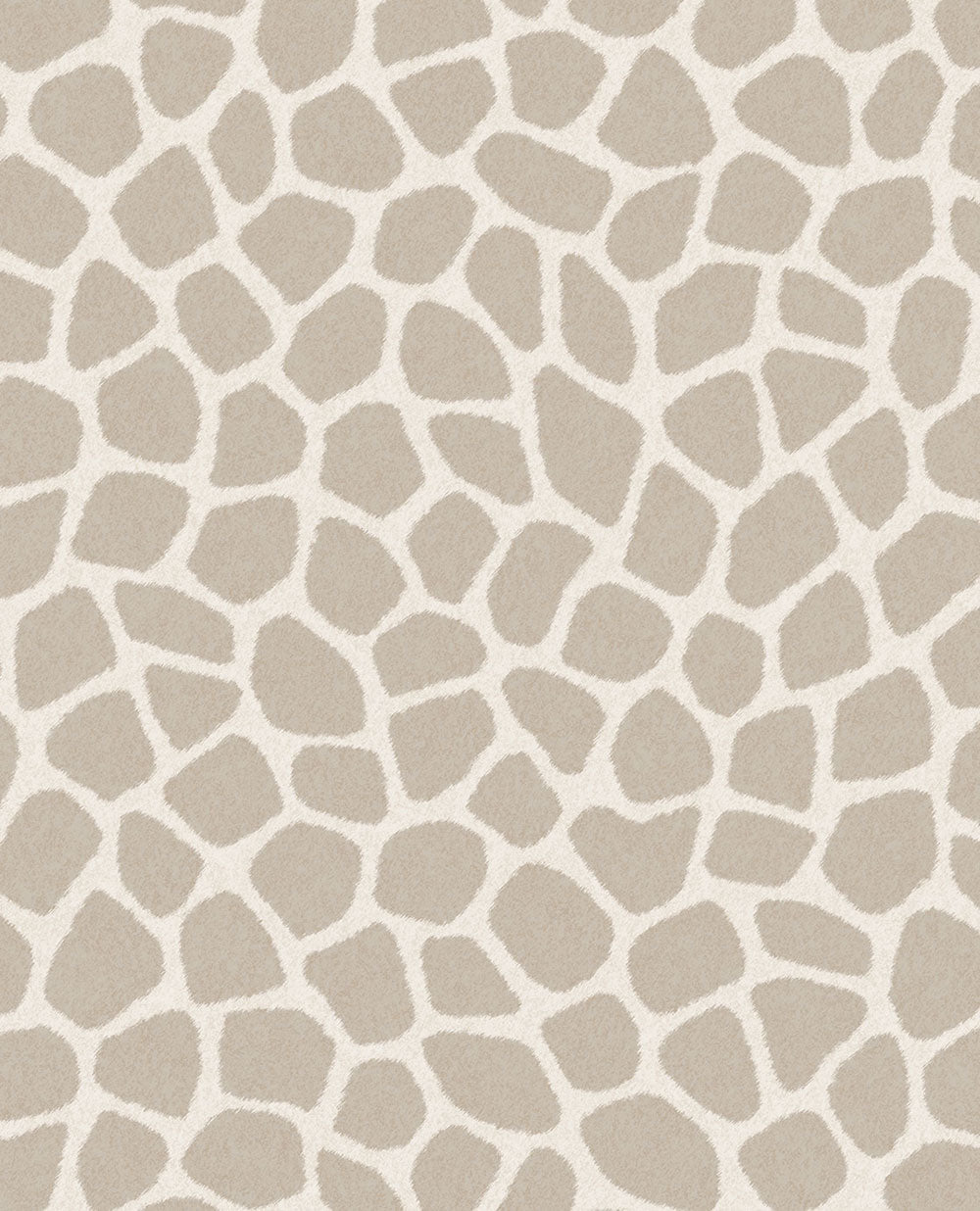 Frendorf | Graue Tapete, Imitation Giraffenhaut.
