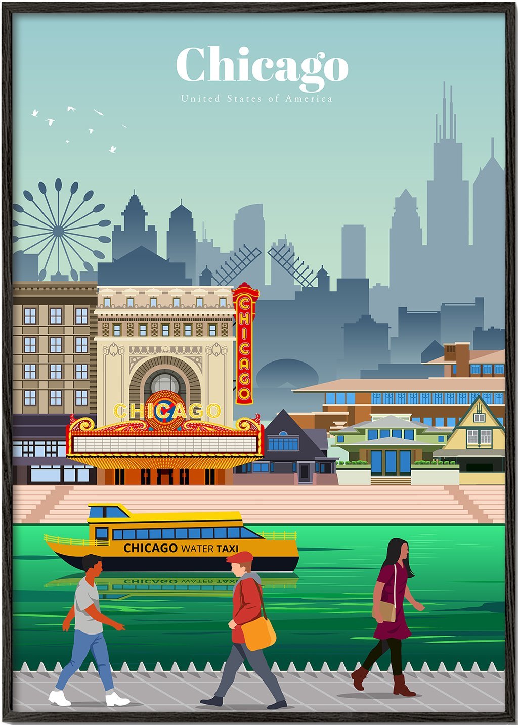Reise nach Chicago