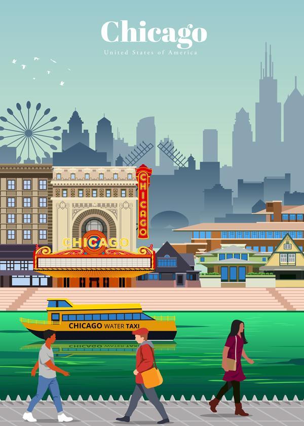 Reise nach Chicago
