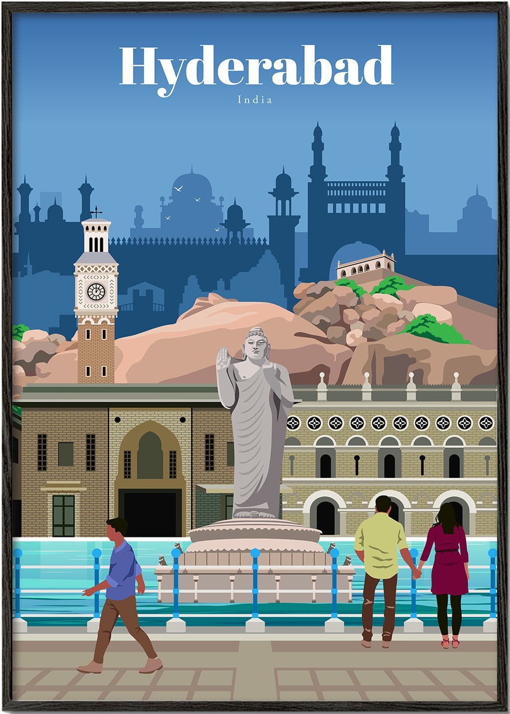 Reise nach Hyderabad