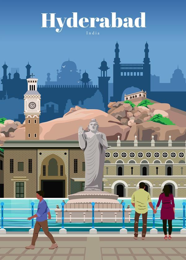 Reise nach Hyderabad
