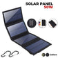 Frendorf | 50W Tragbares Solarpanel Faltbare Solarzelle Faltbar