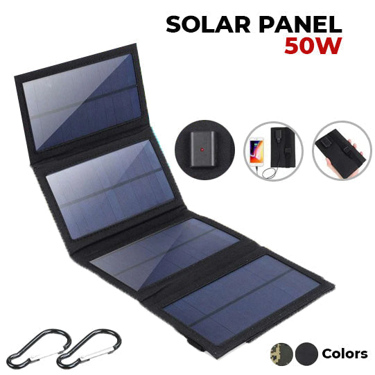 Frendorf | 50W Tragbares Solarpanel Faltbare Solarzelle Faltbar