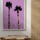 Grafik Kunst PALMEN MIAMI pink