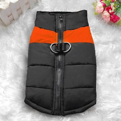 Winter Warme Wasserdichte Hundeweste mit Reißverschluss (Gr.S-7XL)