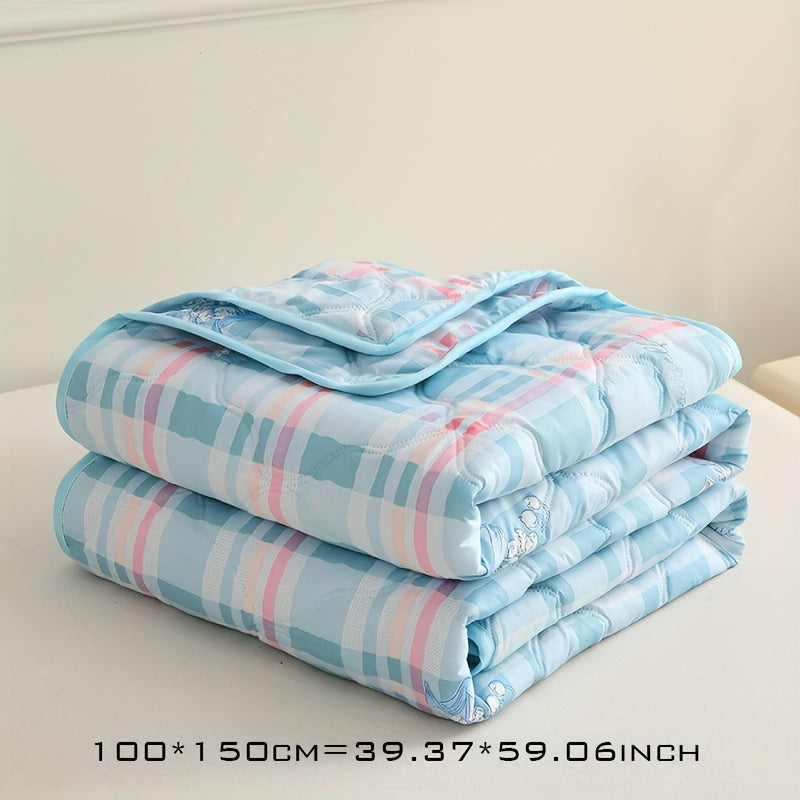 Weiches & Leichtes Sommerdecke - Atmungsaktives und Hautfreundliches Plaid für Sofa, Klimaanlage und Mehrfachnutzung