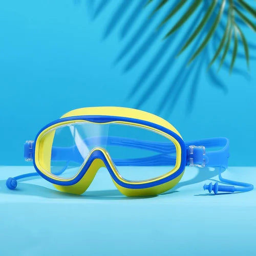 Frendorf | HD-Schwimmbrille für Kinder mit großem Rahmen, wasserdicht und beschlagfrei