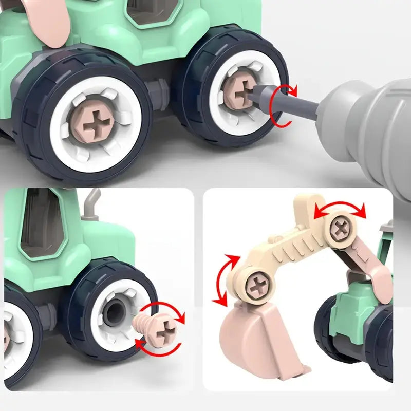 Frendorf | Bauarbeiter Baustellenfahrzeug-Set
