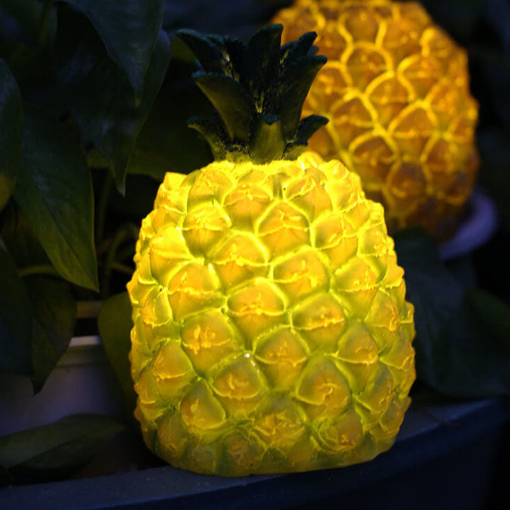 Frendorf | TropiLume Gartenleuchte | Outdoor Solarlicht | Wetterfest | Ananas LED Dekoleuchte