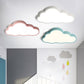 Zeitgenössische skandinavische Macaron Cartoon Eisen PVC Wolken Shade LED Deckenleuchte für das Wohnzimmer