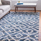 Frendorf | DiamondLuxe Shag - Teppich mit Diamantmuster | Shaggy Hochflorteppich | Weich & Modern | Perfekt für Wohnzimmer