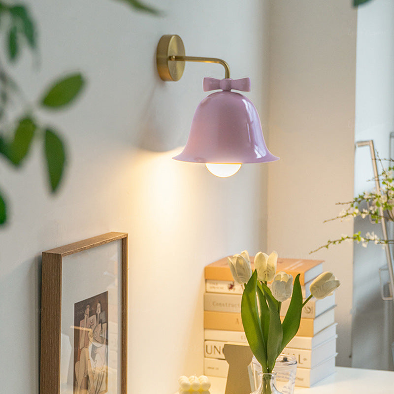 Frendorf | BelleFlare Französisches Design Wandlampe | Minimalistische Glockenform | Einzigartiges Dekor | Iron Wall Sconce