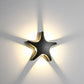 Zeitgenössische Einfachheit Aluminium Seestern Design LED wasserdichte Wandlaterne Lampe für Außenterrasse