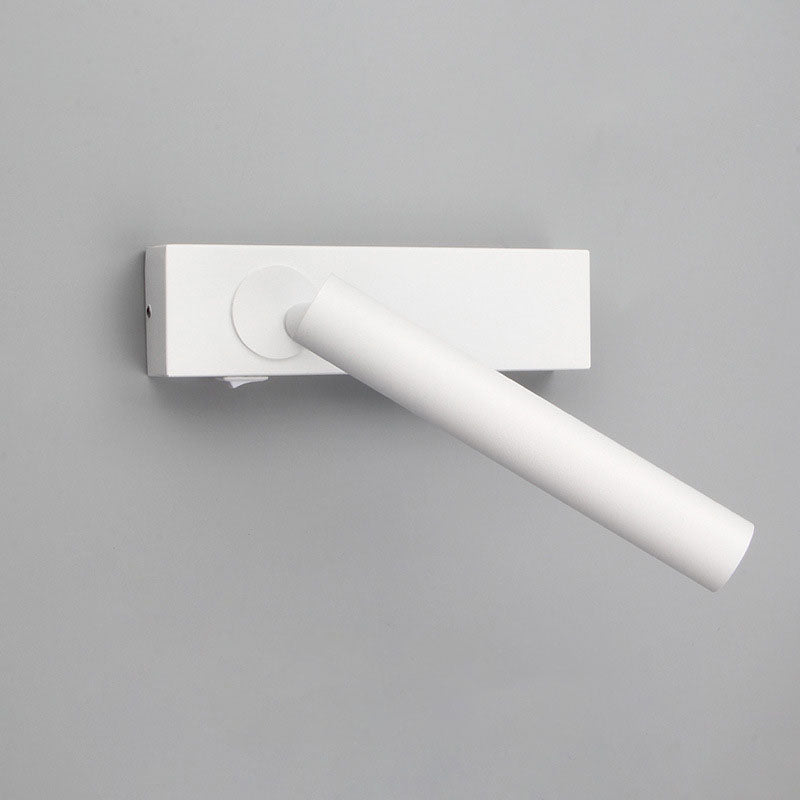 Frendorf | LumeFocus Rechteckige LED Wandleuchte | Verstellbarer Winkel | Minimalistisches Design | Leselampe | Warmes Licht