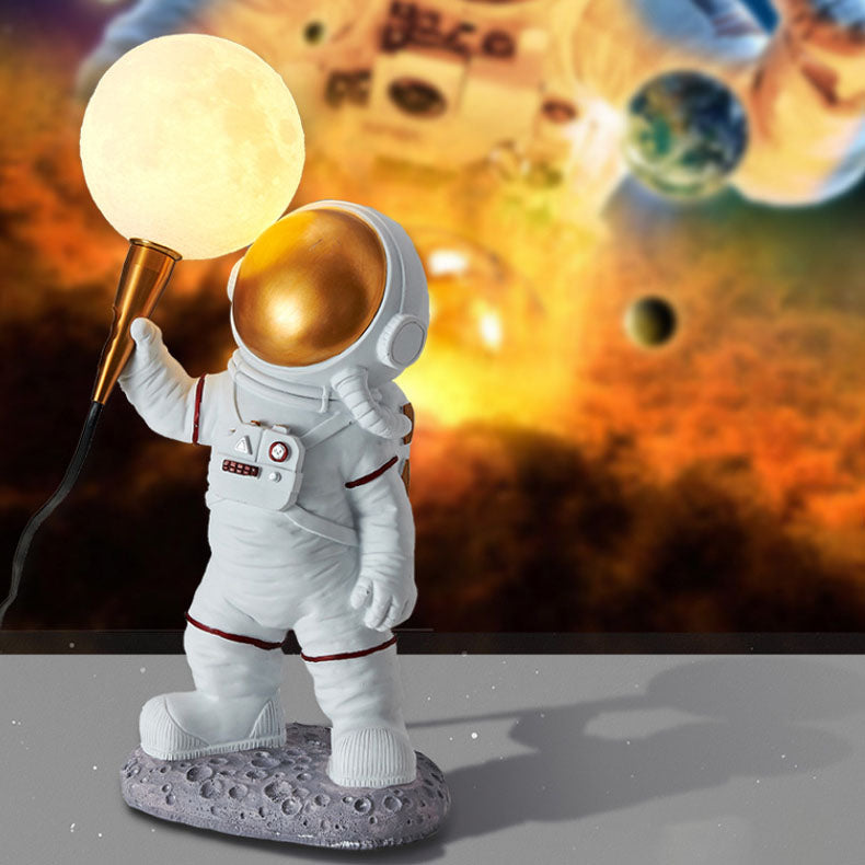 Frendorf | CosmoBuddy Astronaut Wandlampe | Kreatives Design | Resin & ABS | LED Schlafzimmerlicht