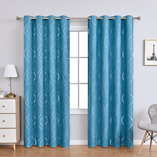 Frendorf | Elegante gesteppte Harmonie – moderne Chenille-Vorhänge