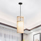 Frendorf | Bambora Zen Pendelleuchte | Handgewebte Bambus-Laterne | Japanisches Design | Natürliche Eleganz