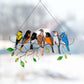 Buntglas Vogel Suncatcher - Francia