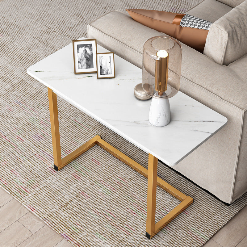 Frendorf | ModernoCurve C-Beistelltisch | MDF-Tischplatte | Modernes Design | Platzsparend | Perfekt für Wohnzimmer & Schlafzimmer