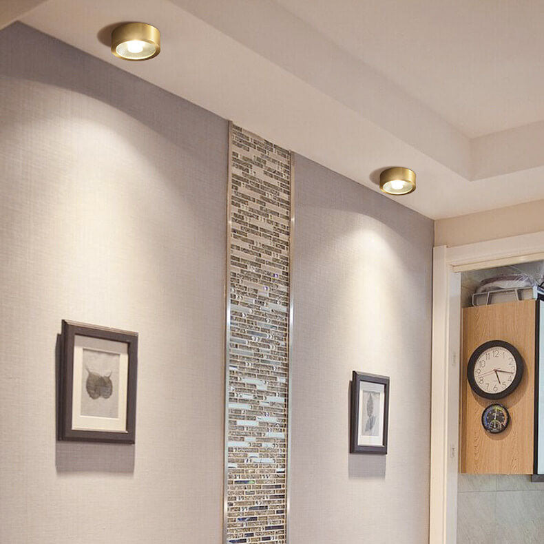 Frendorf | LumoLux Ultra-thin LED Deckenleuchte | Kupfer | Modernes Design | Dimmbare Deckenlampe | Energieeffizient | Stimmungslicht
