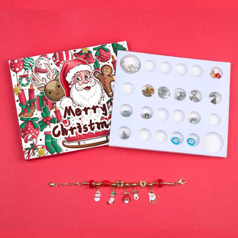 Frendorf | 24 Tage Countdown Kalender DIY Weihnachts Adventskalender Armbänder Set