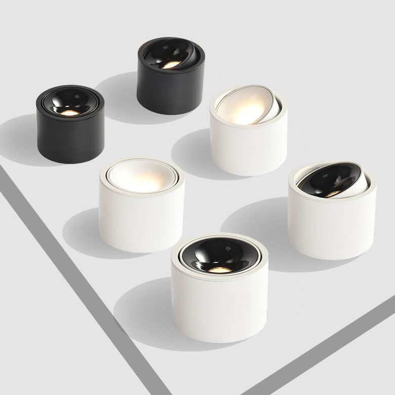 Origo Minimalistische LED Deckenleuchte - Verstellbarer Rund Einbaulampe
