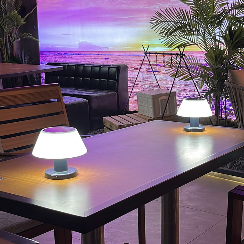 Modern Minimalist Wasserdicht Solar Pilz ABS PC LED Außenlicht Für Garten