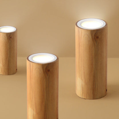 Frendorf | LumaKube Nordic Design LED Deckenleuchte | Holzoptik | Flush Mount | Warmweiß oder Kaltweiß | Stilvolle Beleuchtung für Zuhause