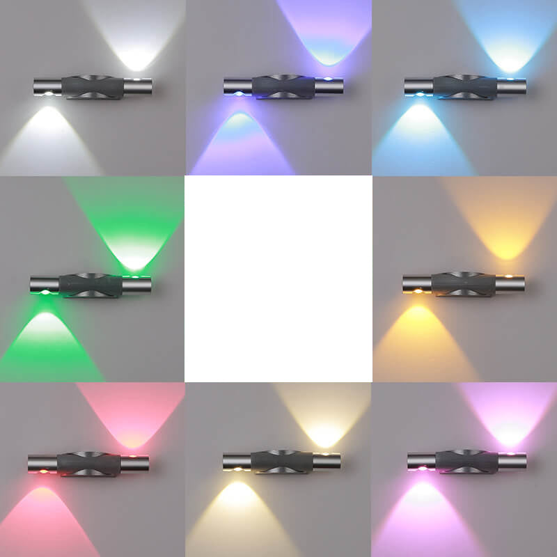 Frendorf | CylindraGlow LED Wandleuchte | Modernes Rotierendes Design | Aluminium Zylinder | Farbwahl | 2-6W