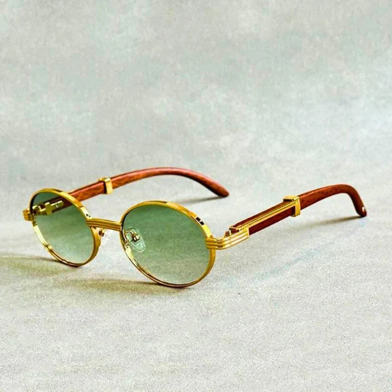 Frendorf | BlissGlow –   Holzsonnenbrille der Retro-Serie