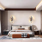 Modern Minimalist Spiral Linie Aluminium Acryl Silikon LED Wandleuchte Lampe Für Schlafzimmer
