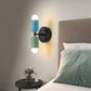 Frendorf | Zenolux Japanisches Wabi-Sabi Design Wandleuchte | Eisen & Zement | 2-Licht Lampe | Perfekt für moderne Innenräume