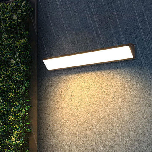 Frendorf | AquaBar Moderne LED Außenwandleuchte | Aluminium & Acryl | Langlebig & Wasserdicht | Warmweiß | Verschiedene Größen