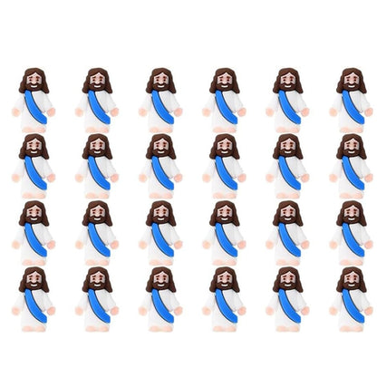 Frendorf | 24 Stück Mini-Jesus-Figuren für Osterdekorationen