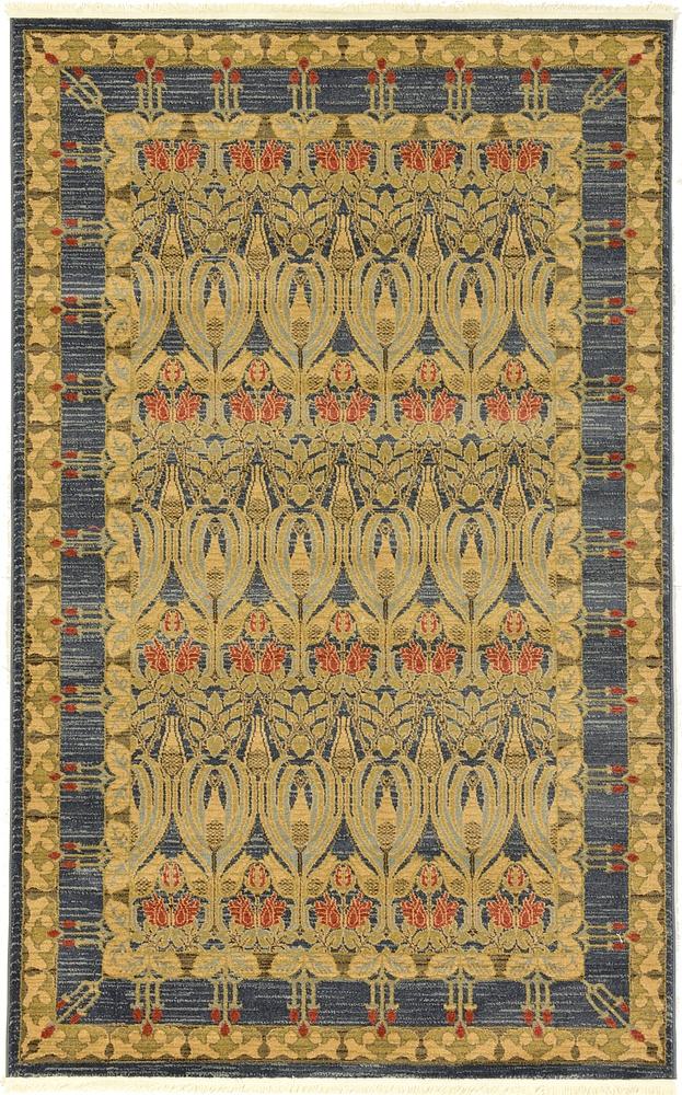 Frendorf | EleganceFringe Moderner Teppich mit Fransen | Klassisches Design | Hochwertig & Stilvoll | Verschiedene Größen