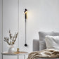 Moderne minimalistische lange Aluminium Eisen Acryl LED Wandleuchte Lampe für Schlafzimmer
