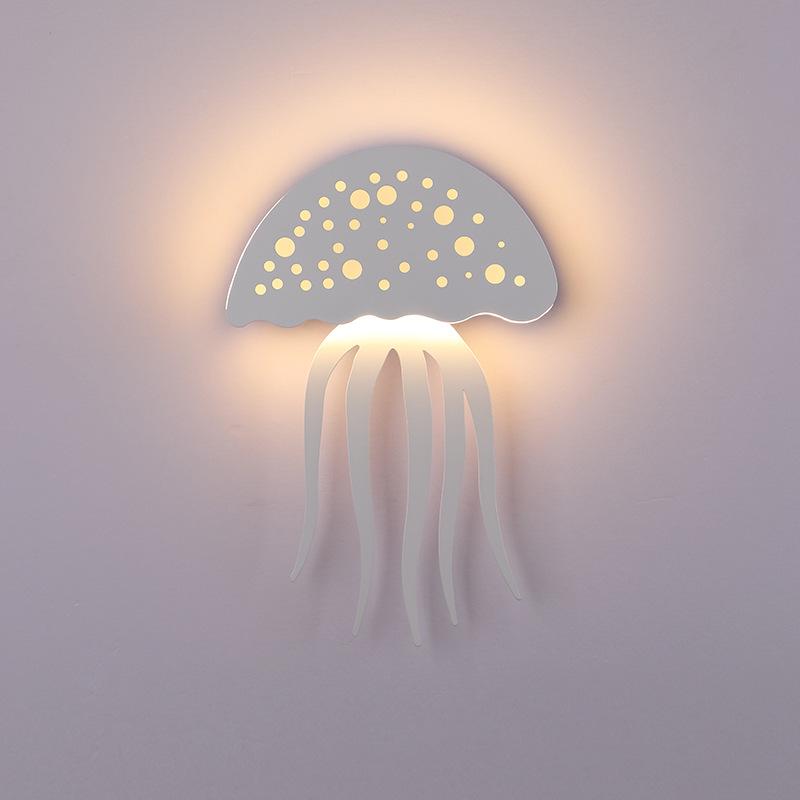 Moderne kreative 1-Licht LED Qualle Wandleuchte