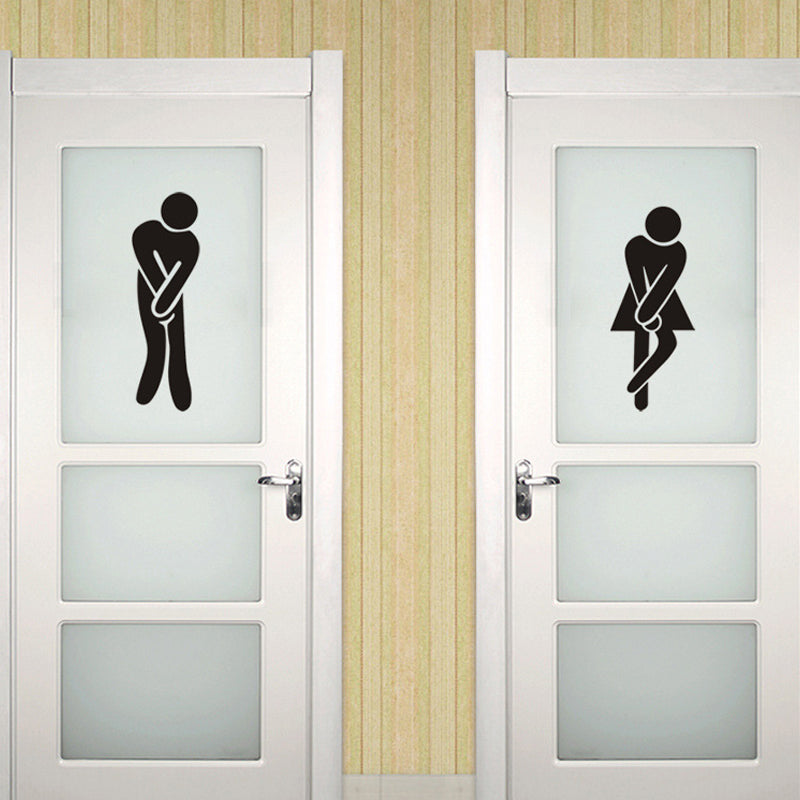 Frendorf | Lustiges Toilettentür-Schild Aufkleber