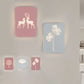 Zeitgenössische kreative Acryl Reh Eisen LED Wandleuchte Lampe für Schlafzimmer