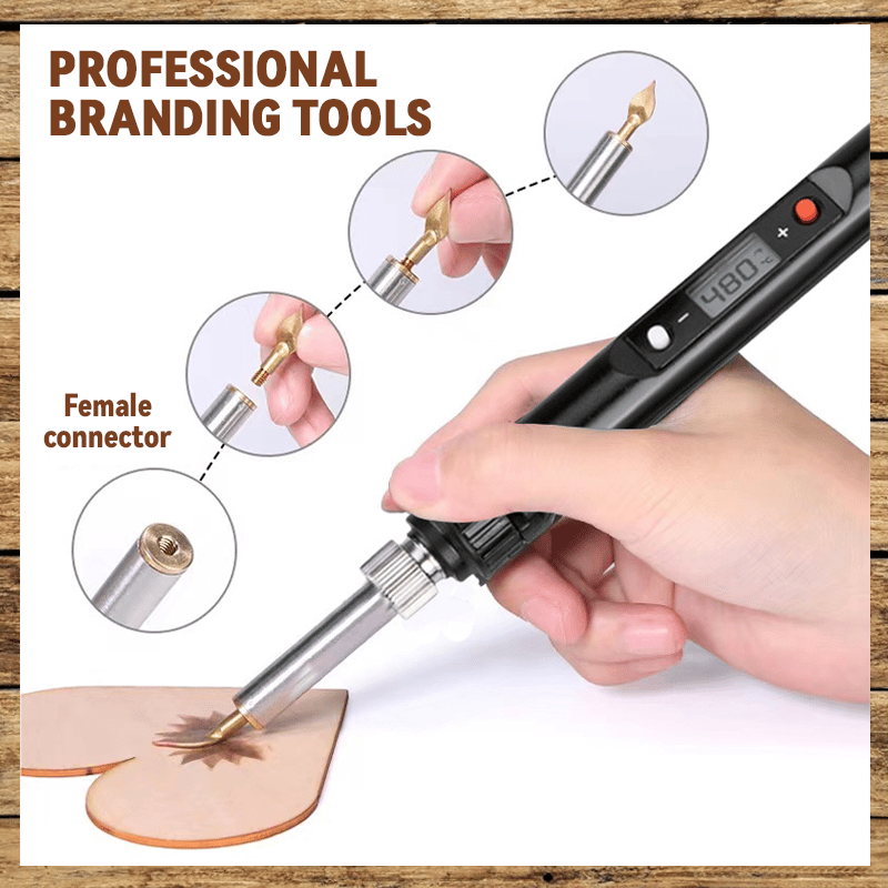 Frendorf | 26 Letters Kupferform —DIY Holzbrand-/Schnitzset