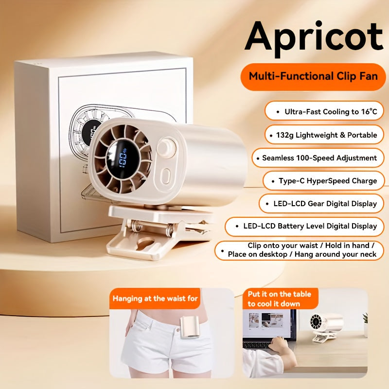 Frendorf | BreezeClip Mini Ventilator – Leistungsstarke Kühlung, überall und jederzeit