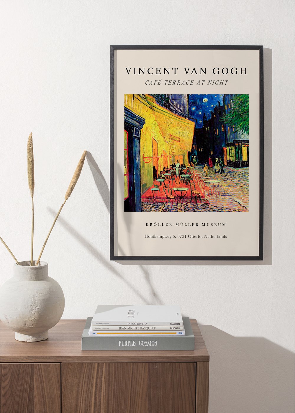 Café Terrasse bei Nacht Ausstellung - Van Gogh