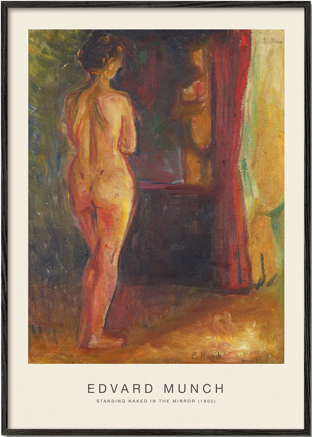 Standing Naked in the Mirror (Special Edition) - Edvard Munch