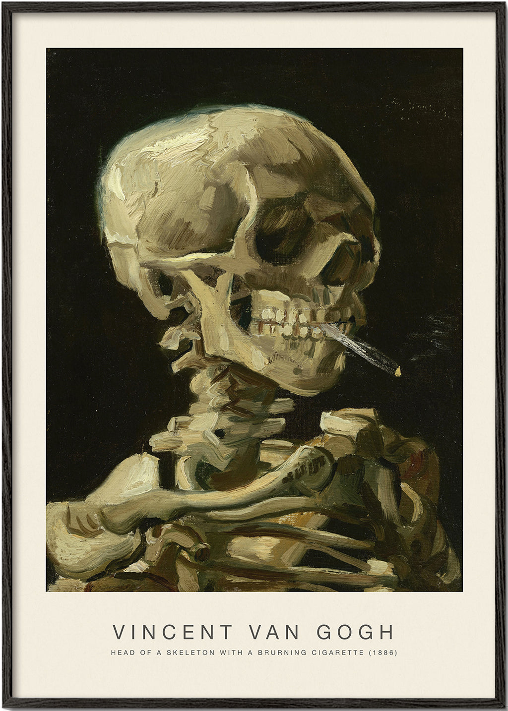 Frendorf | Skelett mit einer brennenden Zigarette (Sonderausgabe) - Vincent van Gogh