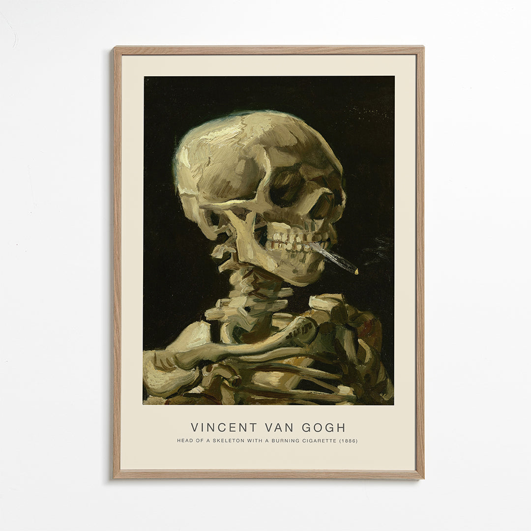 Frendorf | Skelett mit einer brennenden Zigarette (Sonderausgabe) - Vincent van Gogh