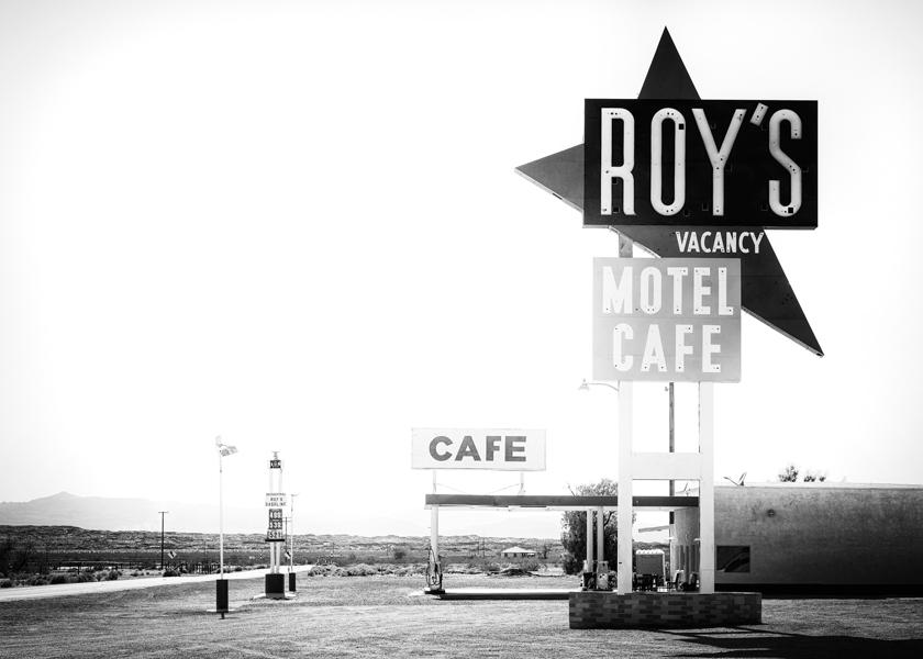 Schwarzes Arizona - Route 66 Motel Café
