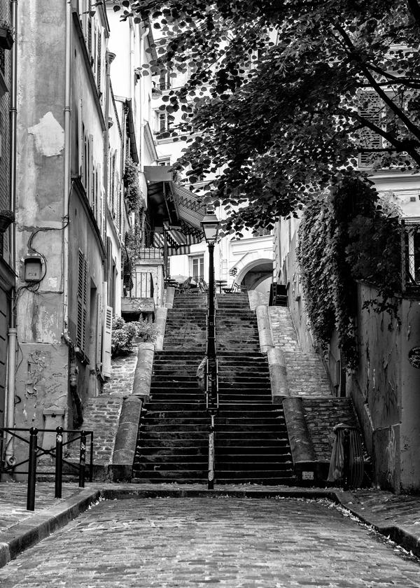 Schwarzer Montmartre - Französische Straße