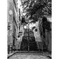 Schwarz Montmartre - Französische Straße